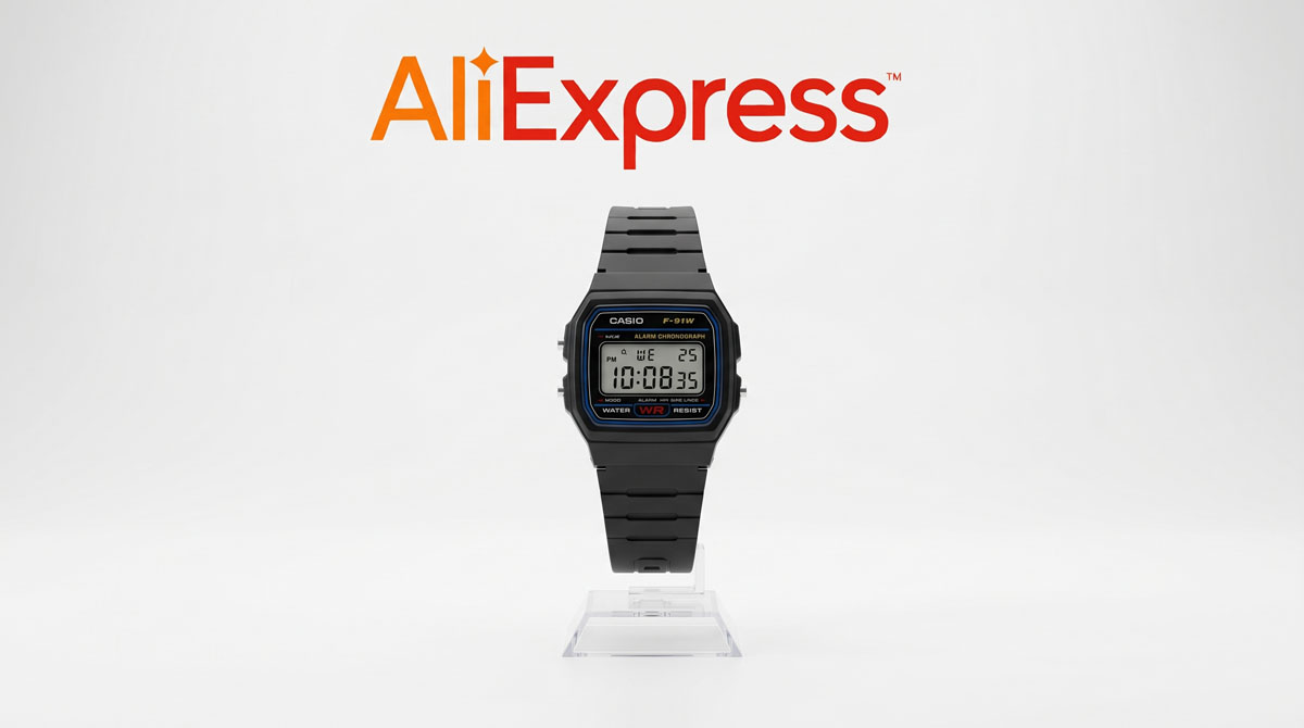 AliExpress တွင် Casio F-91W နာရီများ ဝယ်ယူရန် လမ်းညွှန်