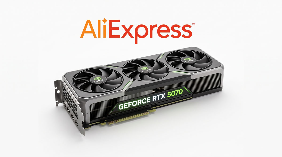 NVIDIA GeForce RTX 5070 ကို AliExpress တွင် ရှာဖွေဝယ်ယူရန် လမ်းညွှန်